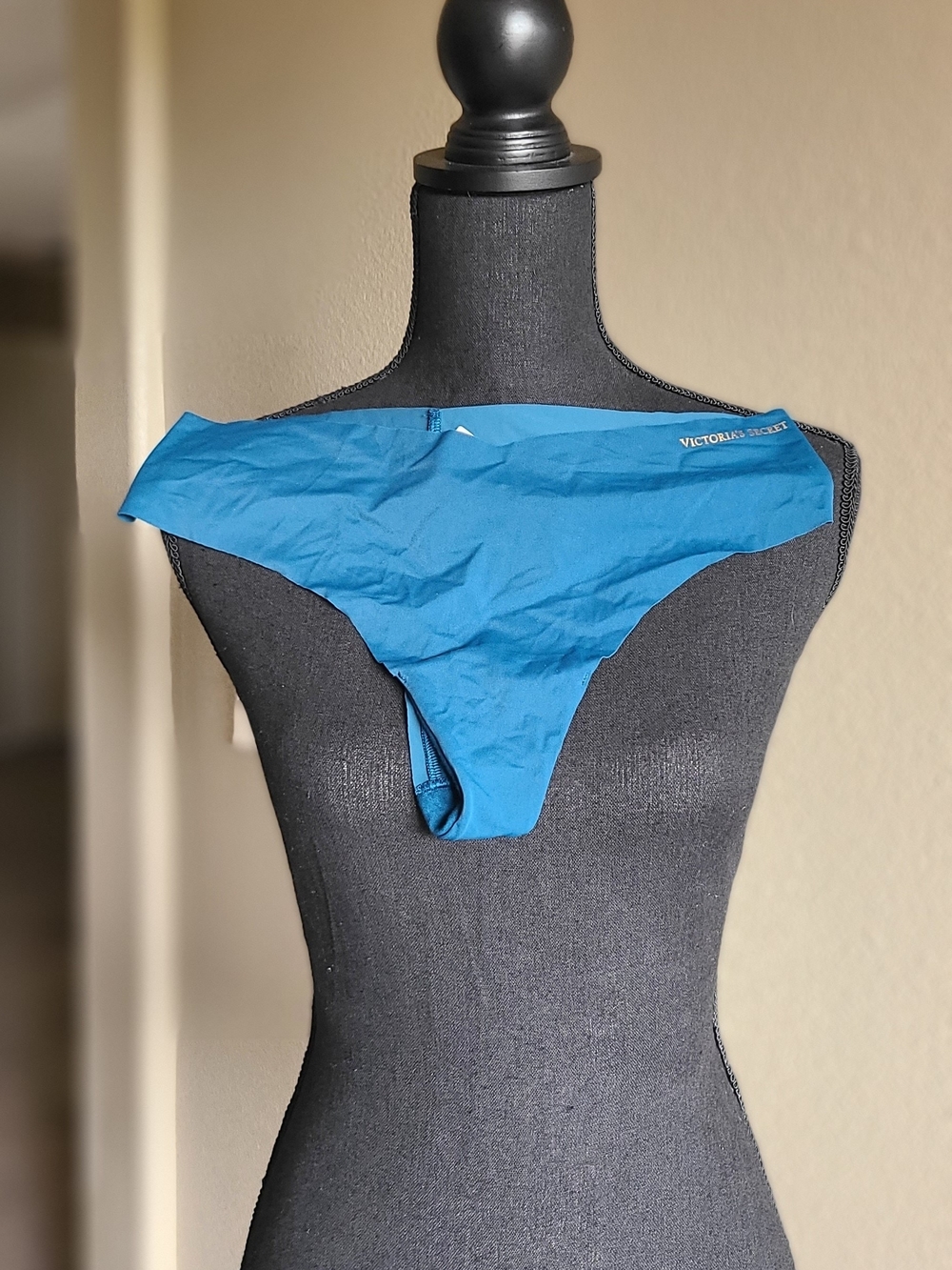 Victoria's Secret Teal Blue Seamless Thong
